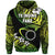 TE INUINU FAMZ Cook Islands Rugby Hoodie Unique Vibes Green LT8 - Wonder Print Shop