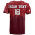 Custom Qatar Football T Shirt WC 2022 Style Sporty LT13 - Wonder Print Shop