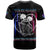 Love You To Death Neon Skull Kiss Couple All Over Print T Shirt LT13