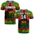 Custom Text And Number Samoa Rugby T Shirt Teuila Torch Ginger Gradient Style - Wonder Print Shop