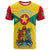 Custom Grenada T Shirt Power Grenada Mix Coat Of Arms LT13 - Wonder Print Shop