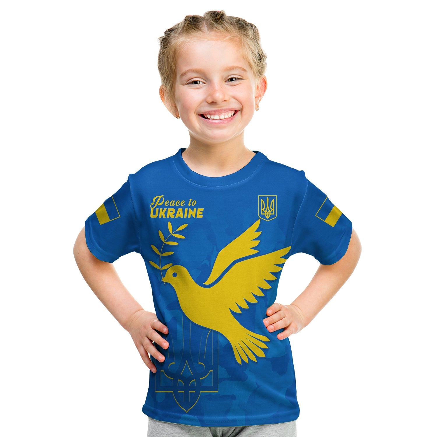 Ukraine T shirt KID Always Style Camouflage LT13 - Wonder Print Shop