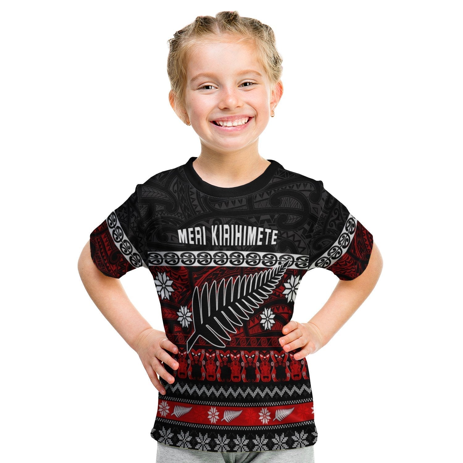 new-zealand-silver-fern-christmas-t-shirt-kid-maori-meri-kirihimete