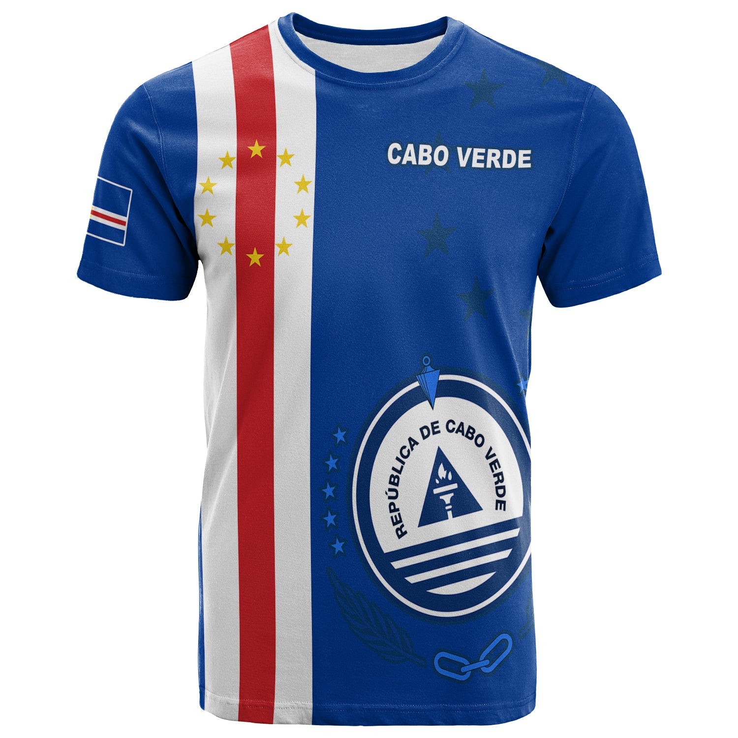 Cape Verde T Shirt Pride Cabo Verde LT13 - Wonder Print Shop