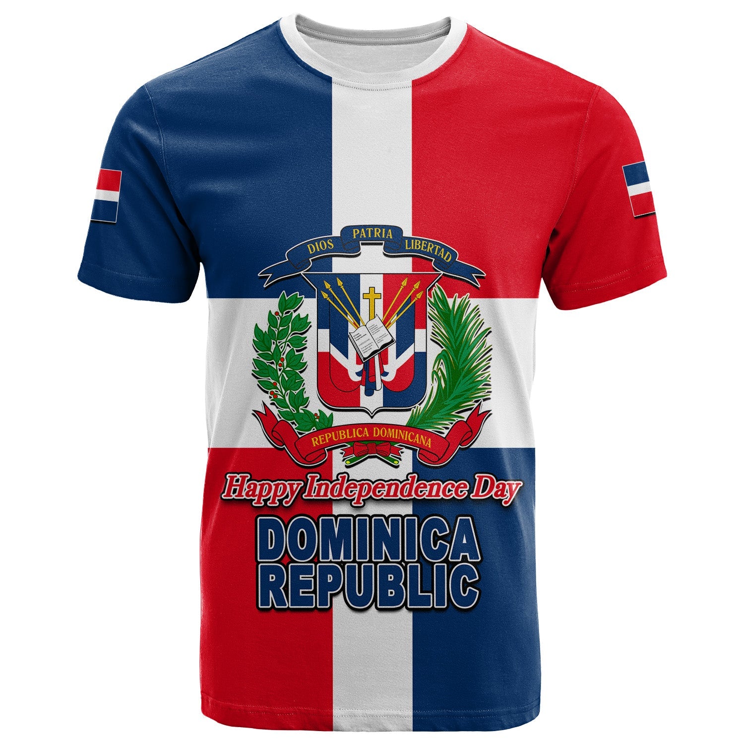 Dominican Republic Independence Day T Shirt LT6 - Wonder Print Shop