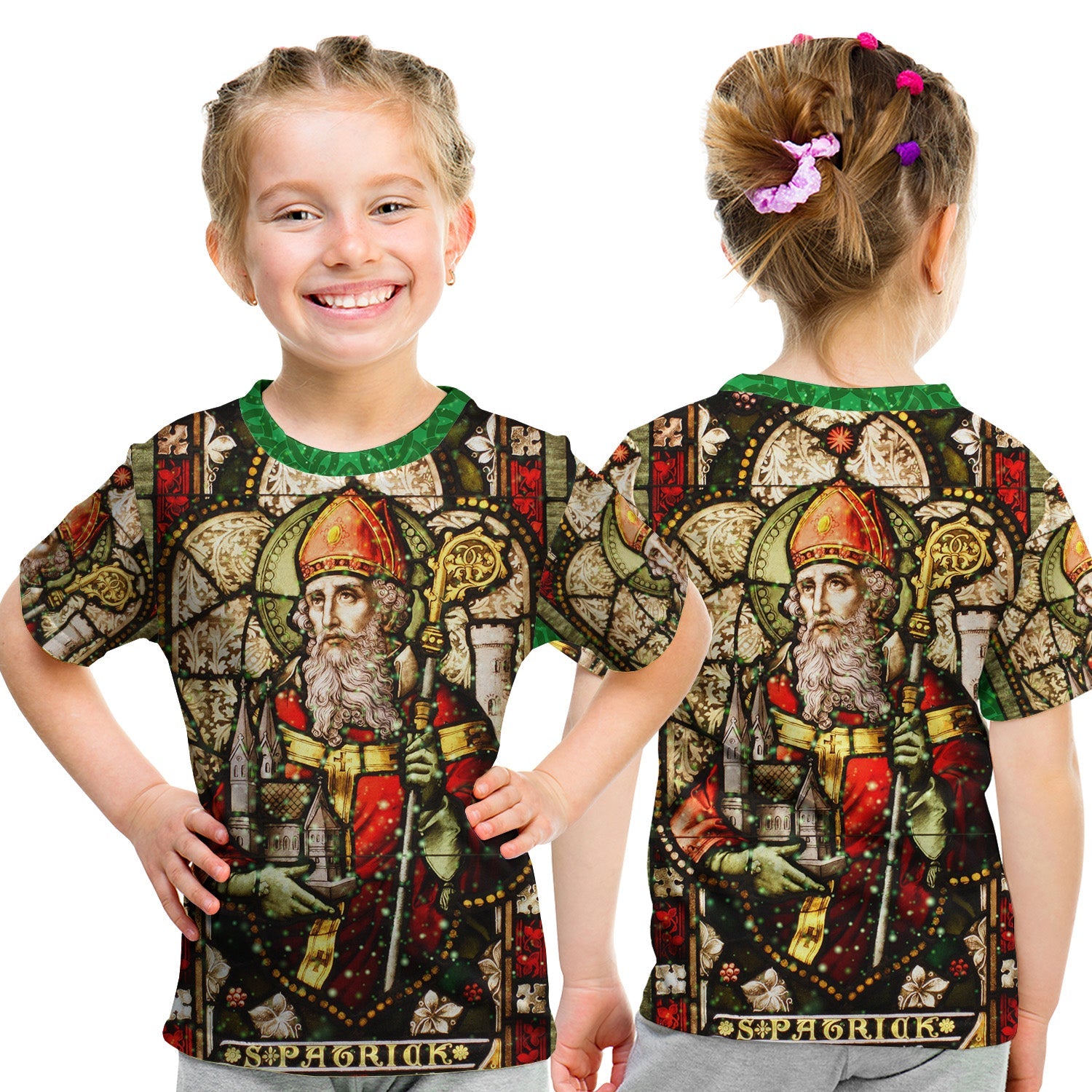 Ireland Saint Patrick's Day T Shirt KID Saint Patrick Vibes LT8 - Wonder Print Shop