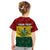 (Custom Personalised) Ghana Flag Mix Patterns T Shirt KID LT6 - Wonder Print Shop