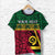 Custom Vanuatu Dreamy T Shirt Flag and Pattern LT13 - Wonder Print Shop