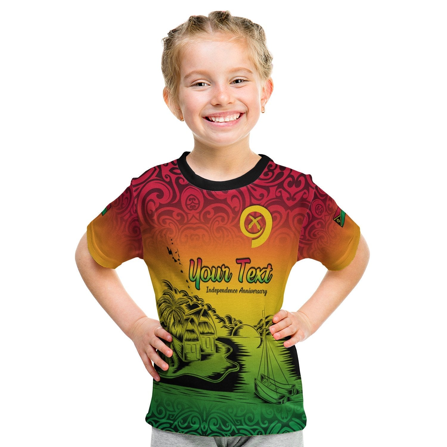 custom-personalised-vanuatu-peaceful-t-shirt-kid-independence-anniversary