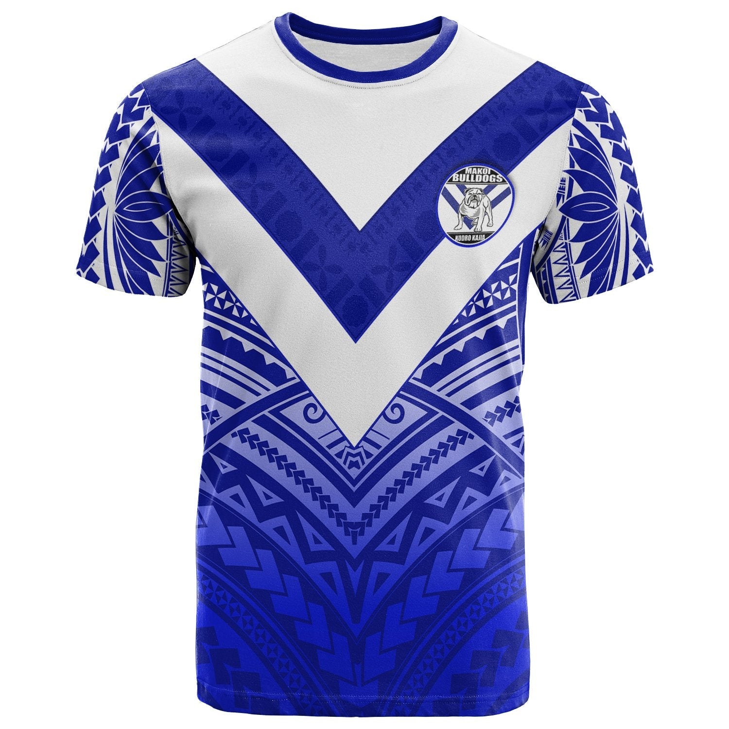 Makoi Bulldogs T Shirt Forever Fiji Rugby Version Fresh 03 LT13 - Wonder Print Shop