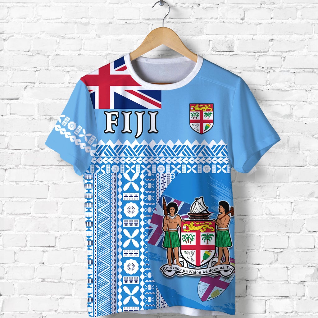 Fiji Dreamy T Shirt Tapa Pattern LT13 - Wonder Print Shop