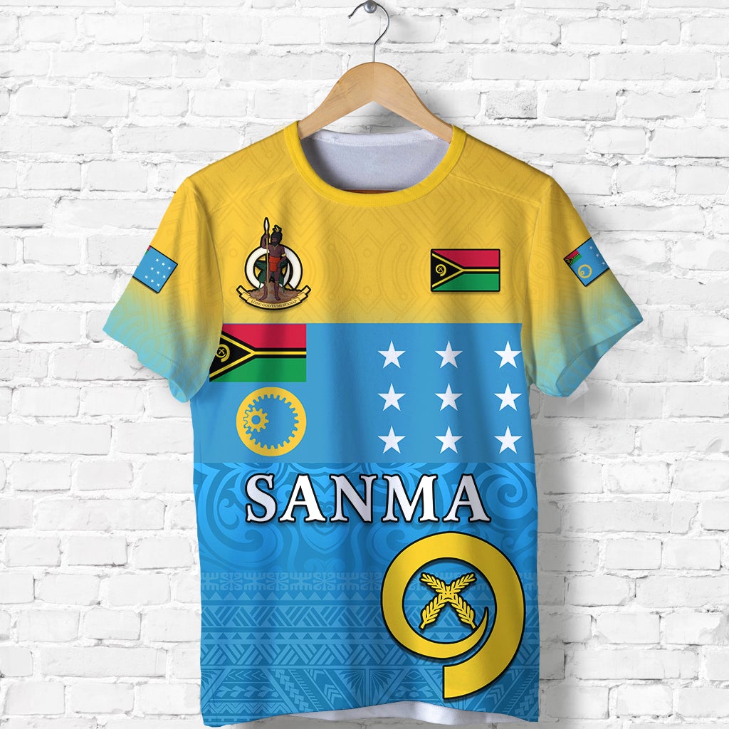 Sanma Province T Shirt Vanuatu Proud LT13 - Wonder Print Shop