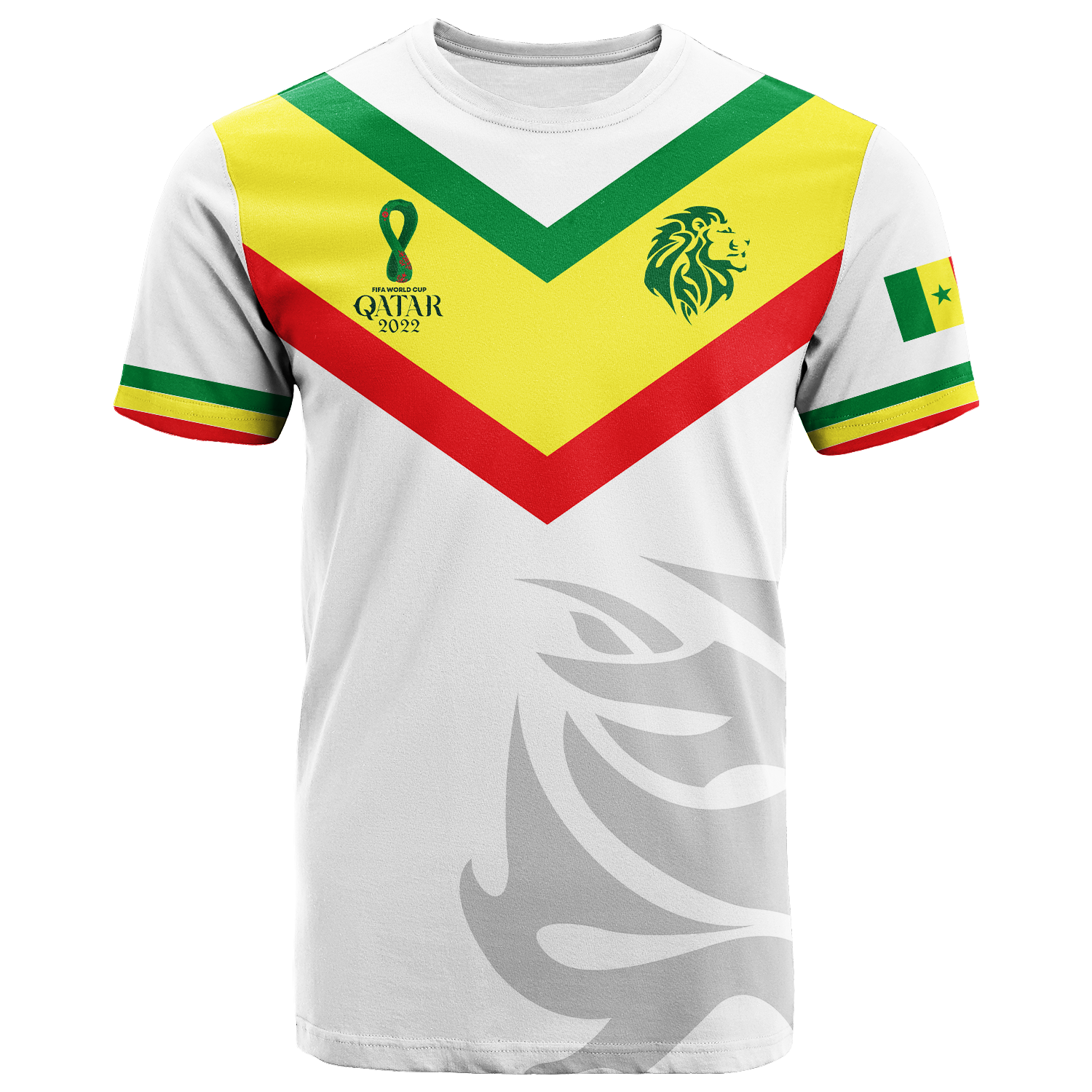 Senegal Football World Cup 2022 T Shirt LT2 - Wonder Print Shop