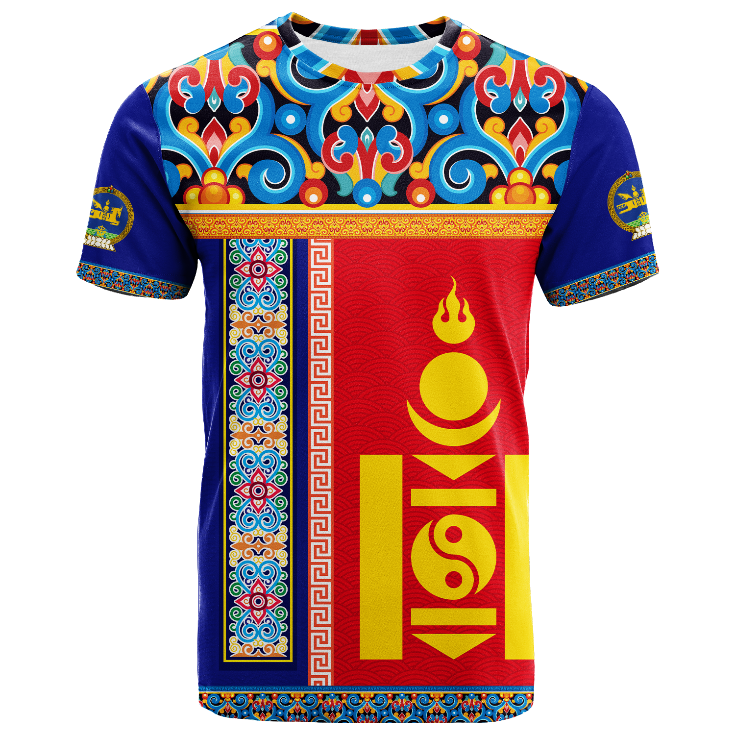 Mongolia Happy Independence Day T Shirt LT2 - Wonder Print Shop