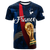 Custom France T Shirt Football 2022 LT2 - Wonder Print Shop