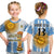 custom-text-and-number-argentina-football-t-shirt-kid-world-champions-2022-dream-come-true