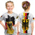 (Custom Personalised) Germany T Shirt KID Grunge Deutschland Map and Coat Of Arms LT13 - Wonder Print Shop