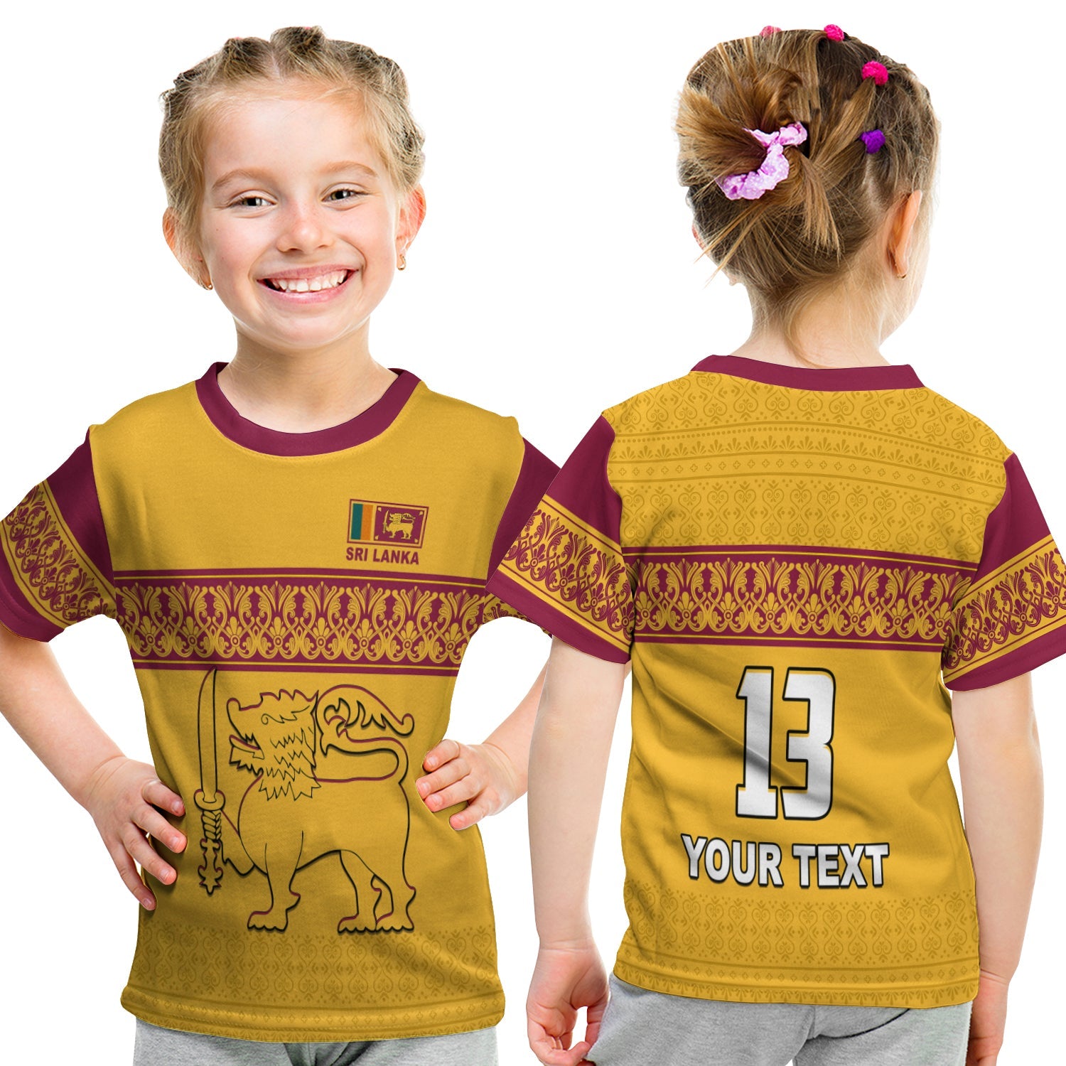 custom-text-and-number-sri-lanka-t-shirt-kid-traditional-pattern-and-lion-flag