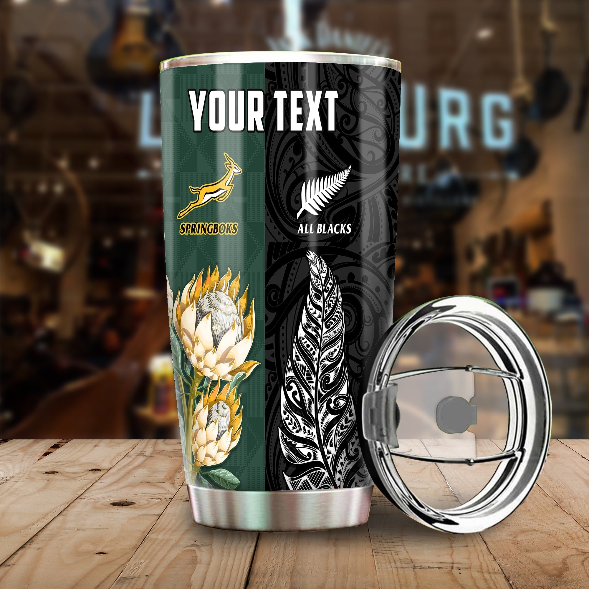 custom-personalised-south-africa-protea-and-new-zealand-fern-tumbler-rugby-go-springboks-vs-all-black