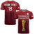 Custom Qatar Football T Shirt WC 2022 Style Sporty LT13 - Wonder Print Shop