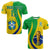 Custom Brazil Football Champions T Shirt Selecao Style Vibe LT13 - Wonder Print Shop