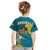 Bahamas T Shirt KID Blue Marlin With Bahamian Coat Of Arms - Wonder Print Shop