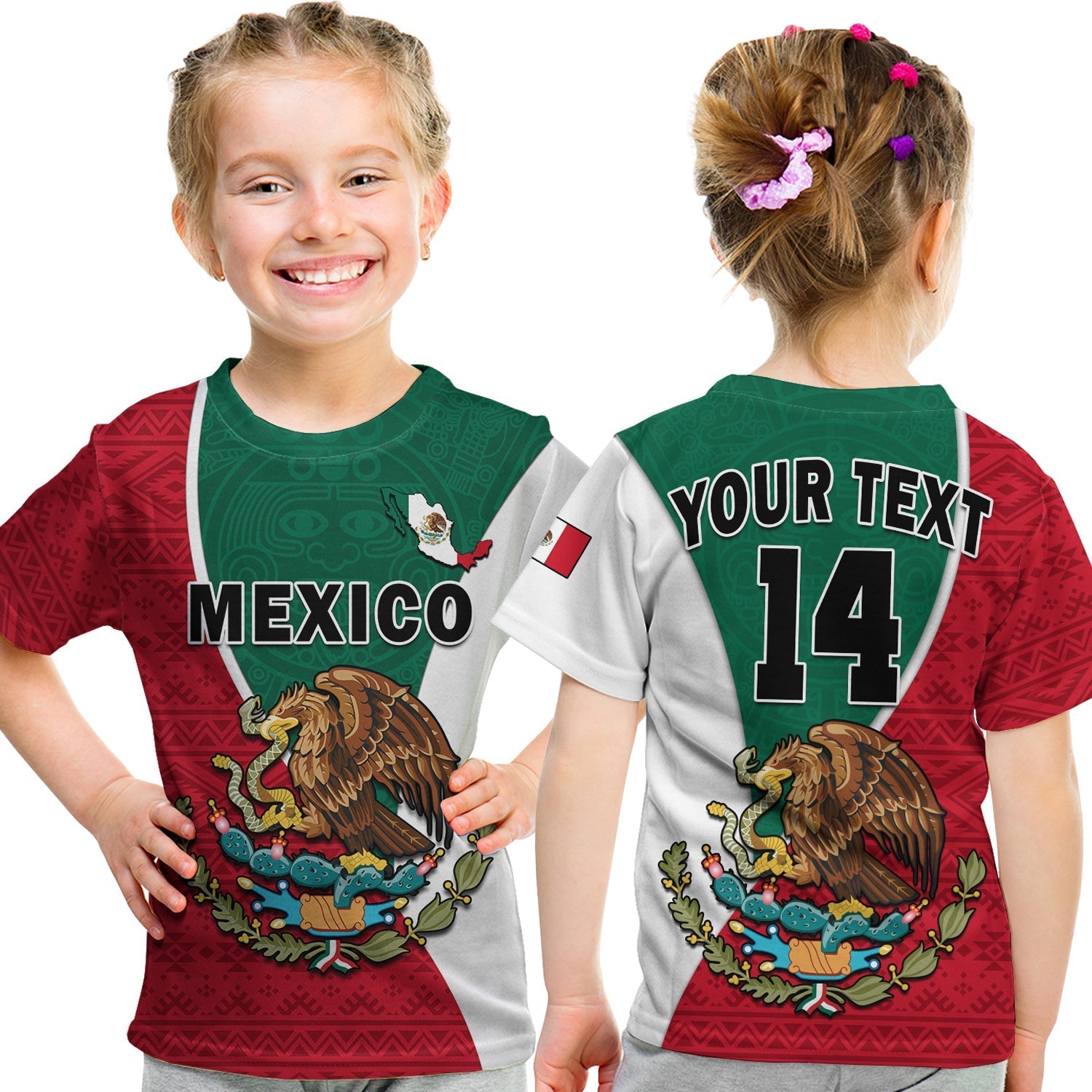 custom-text-and-number-mexico-t-shirt-kid-mexican-aztec-pattern