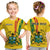 (Custom Personalised) Ghana T Shirt KID Ghanan Coat Of Arms Mix Kente Pattern - Wonder Print Shop