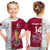 (Custom Text And Number) Qatar Football T Shirt KID Annabi Champions Proud WC 2022 - Wonder Print Shop