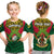 Custom Vanuatu Rugby T Shirt Coat Of Arms Polynesian Pattern - Wonder Print Shop