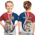 (Custom Personalised) Serbia T Shirt KID Happy Serbian Statehood Day With Coat Of Arms - Wonder Print Shop