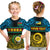 Custom Personalised Torba Province T Shirt KID Vanuatu Pig Tusk Polynesian Flag Style - Wonder Print Shop