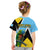 Saint Lucia T Shirt KID Saint Lucian Parrot Simple Style - Wonder Print Shop