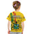 Ghana T Shirt KID Ghanan Coat Of Arms Mix Kente Pattern - Wonder Print Shop