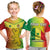 (Custom Personalised) Senegal T Shirt KID Lion With Senegal Map Reggae Style - Wonder Print Shop