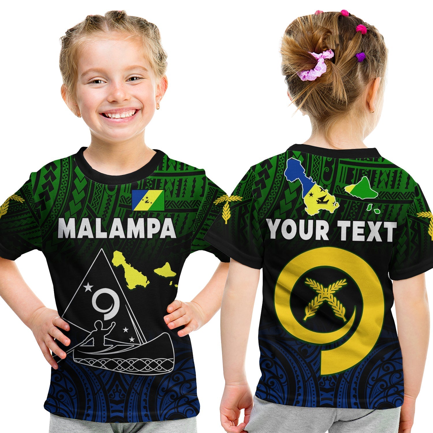 custom-personalised-malampa-province-t-shirt-kid-native-canoe-mix-vanuatu-pig-tusk-black-version