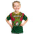 Custom Personalised Vanuatu Rugby T Shirt KID Coat Of Arms Polynesian Pattern - Wonder Print Shop