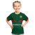 Morocco Football T Shirt KID World Cup 2022 Green Moroccan Pattern - Wonder Print Shop