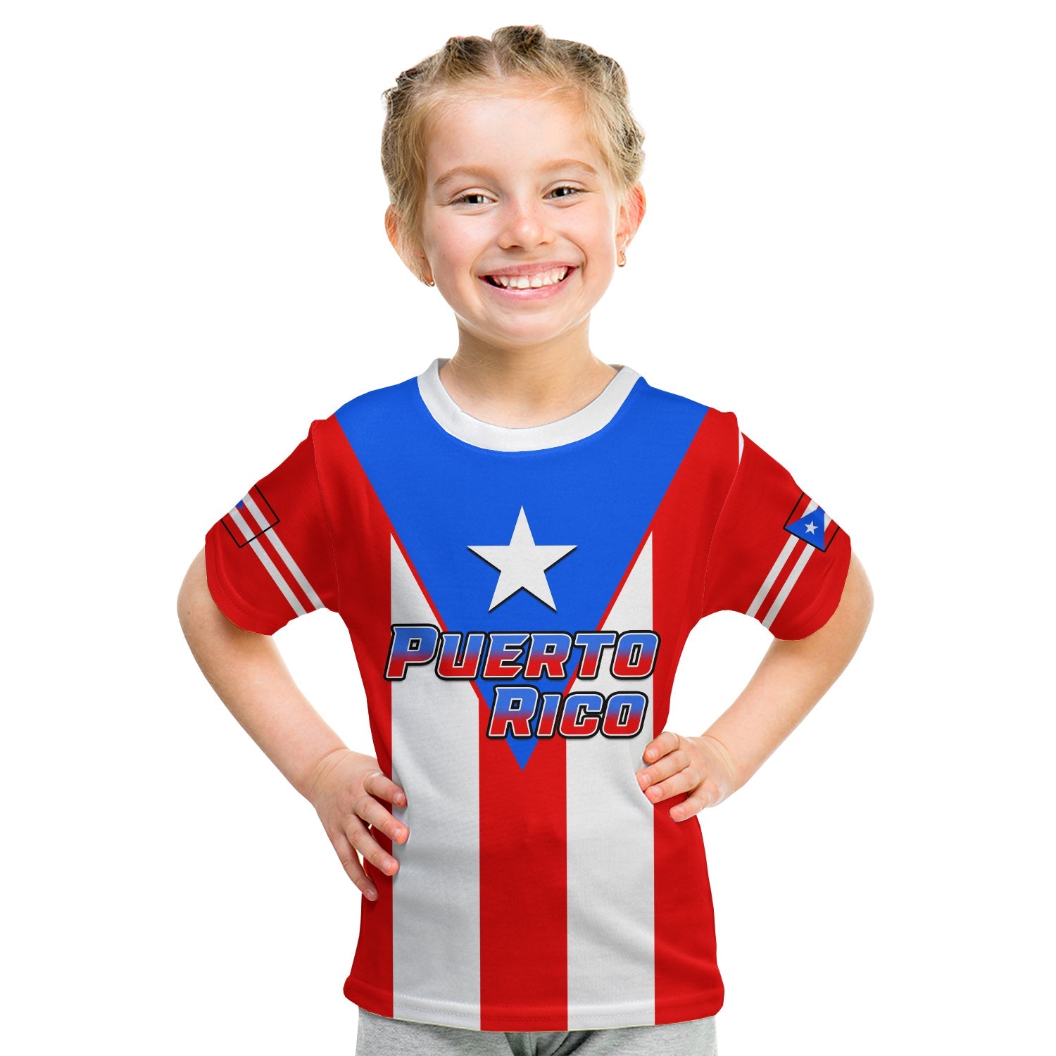 custom-personalised-puerto-rico-t-shirt-kid-coat-of-arms-mix-flag