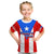 (Custom Personalised) Puerto Rico T Shirt KID Coat Of Arms Mix Flag - Wonder Print Shop