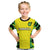 (Custom Text And Number) Jamaica Football T Shirt KID Reggae Girlz 2023 Cup Of Nations Ver.02 - Wonder Print Shop