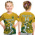 (Custom Text And Number) South Africa Cricket T Shirt KID Go Proteas Unique Style - Wonder Print Shop