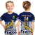 (Custom Text And Number) South Africa Rugby T Shirt KID Outgoing Tour Go Springboks - Wonder Print Shop