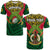 Custom Vanuatu Rugby T Shirt Coat Of Arms Polynesian Pattern - Wonder Print Shop