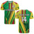 Custom Senegal Football T Shirt Allez Les Lions Sporty Style - Wonder Print Shop