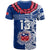 Custom Toa Samoa Rugby T Shirt Siamupini Ula Fala Blue LT13 - Wonder Print Shop