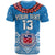 Custom Toa Samoa Rugby T Shirt Manu Siva Tau Style Ulafala LT13 - Wonder Print Shop