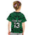 Custom Text and Number New Zealand Silver Fern Rugby T Shirt All Black Green NZ Maori Pattern LT13 - Wonder Print Shop