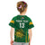 (Custom Text and Number) South Africa Cricket T Shirt KID Proteas Champion LT13 - Wonder Print Shop