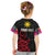 (Custom Personalised) Philippines T Shirt KID Sun Filipino Polynesian mix Flowers Black Vibe LT13 - Wonder Print Shop